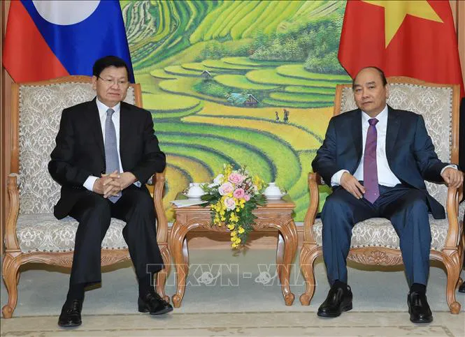 Kỳ họp lần thứ 42 Ủy ban liên Chính phủ Việt Nam - Lào - Ảnh 2. Kỳ họp lần thứ 42 Ủy ban liên Chính phủ Việt Nam - Lào - Ảnh 2.