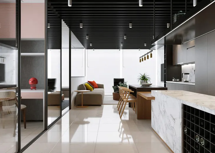 Nhà 2 phòng ngủ rộng rãi nhờ chọn giải pháp cửa trượt - Ảnh 4.