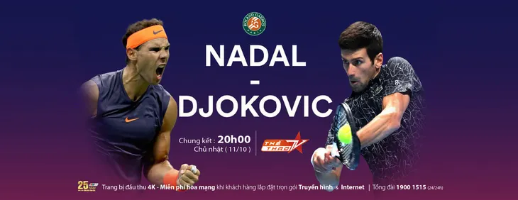 Nadal và Djokovic: Chung kết trong mơ tại Roland Garros 2020 (20h, 11/10) - Ảnh 1. Nadal và Djokovic: Chung kết trong mơ tại Roland Garros 2020 (20h, 11/10) - Ảnh 1.