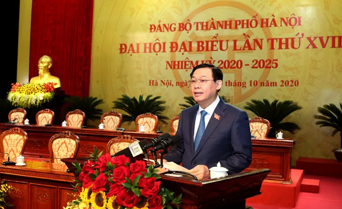 Hôm nay (12/10), khai mạc Đại hội Đảng bộ TP Hà Nội nhiệm kỳ 2020 - 2025 - Ảnh 2. Hôm nay (12/10), khai mạc Đại hội Đảng bộ TP Hà Nội nhiệm kỳ 2020 - 2025 - Ảnh 2.