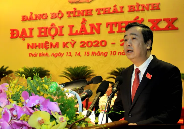 Ông Ngô Đông Hải tái đắc cử Bí thư Tỉnh ủy Thái Bình - Ảnh 1. Ông Ngô Đông Hải tái đắc cử Bí thư Tỉnh ủy Thái Bình - Ảnh 1.
