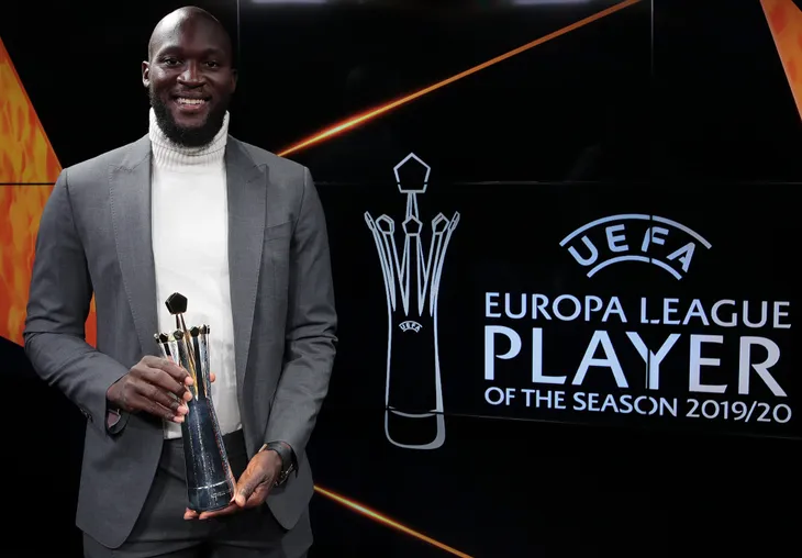 Lukaku giành giải Cầu thủ xuất sắc nhất UEFA Europa League mùa giải 2019-2020 - Ảnh 2. Lukaku giành giải Cầu thủ xuất sắc nhất UEFA Europa League mùa giải 2019-2020 - Ảnh 2.