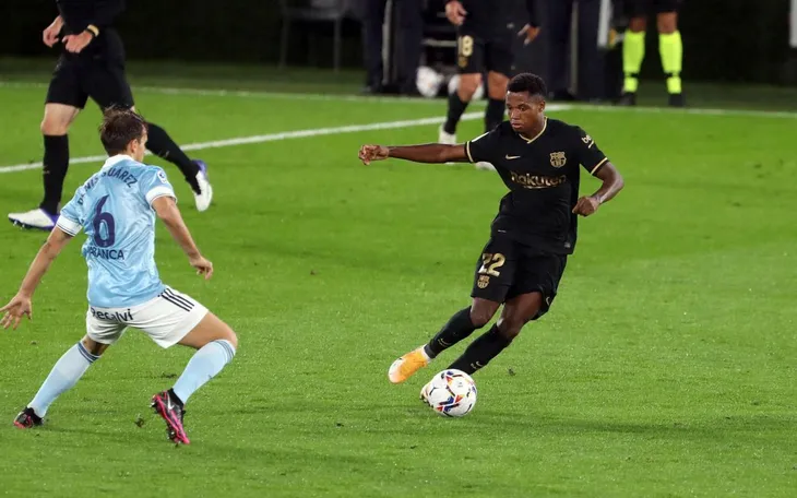 Celta Vigo 0-3 Barcelona: Barca đại thắng dù chơi thiếu người - Ảnh 1. Celta Vigo 0-3 Barcelona: Barca đại thắng dù chơi thiếu người - Ảnh 1.