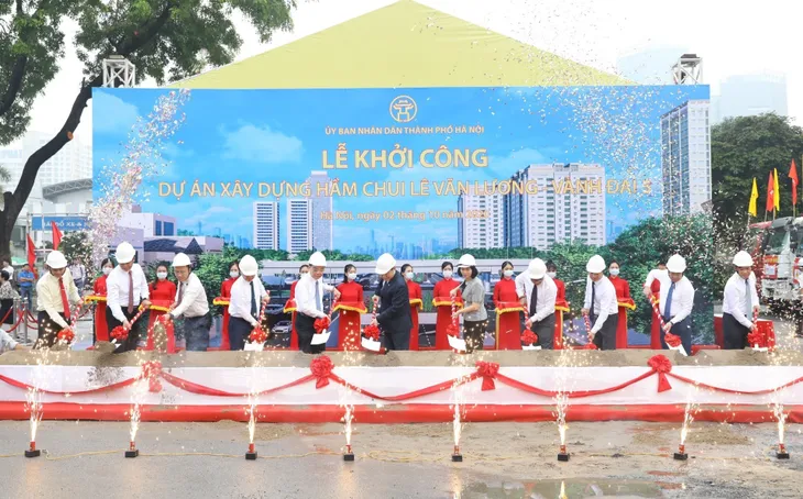 Hôm nay (2/10) khởi công hầm chui Lê Văn Lương - Vành đai 3 - Ảnh 4. Hôm nay (2/10) khởi công hầm chui Lê Văn Lương - Vành đai 3 - Ảnh 4.
