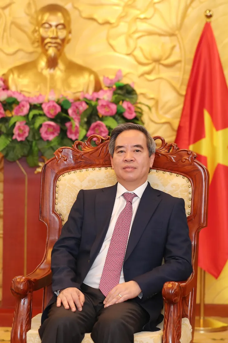 Trưởng Ban Kinh tế Trung ương Nguyễn Văn Bình: Kinh tế Việt Nam phụ thuộc rất nhiều vào giá trị toàn cầu - Ảnh 1. Trưởng Ban Kinh tế Trung ương Nguyễn Văn Bình: Kinh tế Việt Nam phụ thuộc rất nhiều vào giá trị toàn cầu - Ảnh 1.
