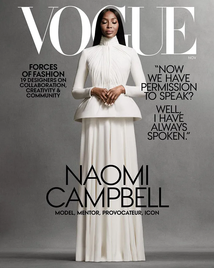 Naomi Campbell - Ngôi sao trang bìa của Tạp chí Vogue tháng 11 - Ảnh 1. Naomi Campbell - Ngôi sao trang bìa của Tạp chí Vogue tháng 11 - Ảnh 1.