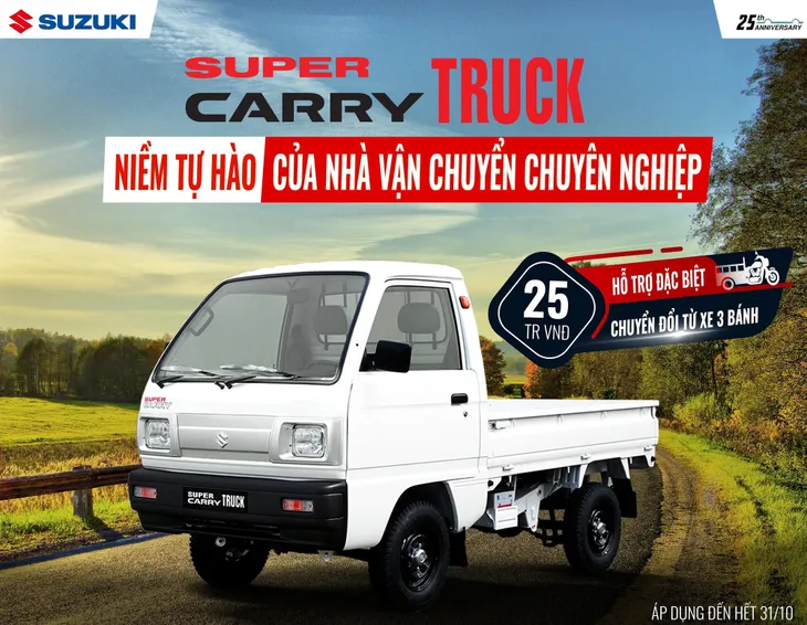 Tại sao nhiều khách hàng tự tin chọn Vua xe tải nhẹ Super Carry Pro của Suzuki? - Ảnh 4. Tại sao nhiều khách hàng tự tin chọn Vua xe tải nhẹ Super Carry Pro của Suzuki? - Ảnh 4.