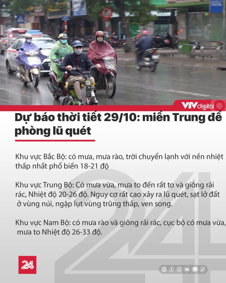 Tin nóng đầu ngày 29/10: Sau bão số 9, dự báo sắp xuất hiện bão số 10 - Ảnh 8.