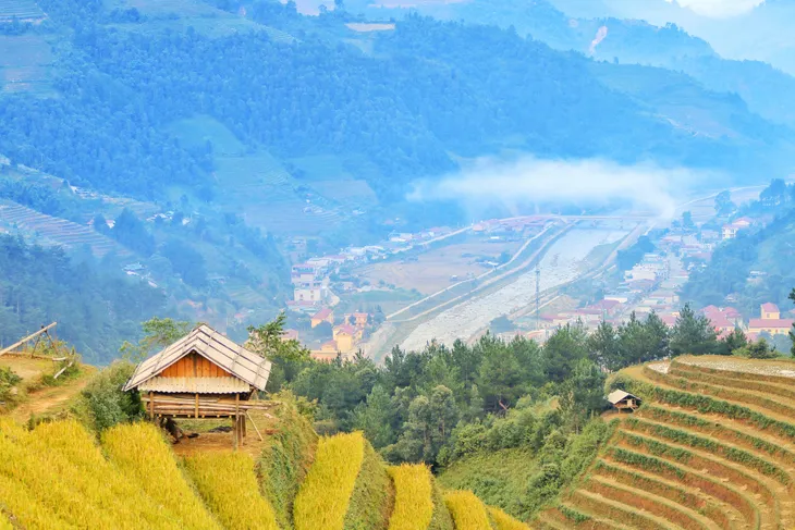 Mù Căng Chải cuối mùa lúa chín - Ảnh 4. Mù Căng Chải cuối mùa lúa chín - Ảnh 4.