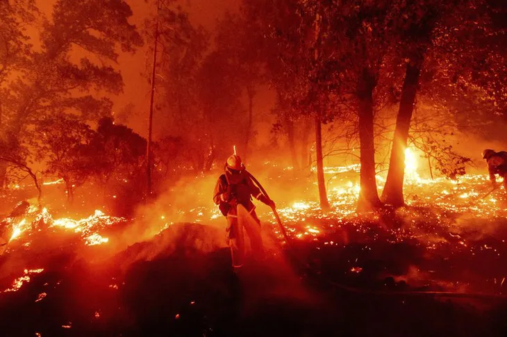 Cháy rừng thiêu rụi diện tích lớn ở California - Ảnh 1. Cháy rừng thiêu rụi diện tích lớn ở California - Ảnh 1.