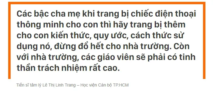 Băn khoăn lợi - hại khi giao điện thoại thông minh cho học sinh trên lớp - Ảnh 3. Băn khoăn lợi - hại khi giao điện thoại thông minh cho học sinh trên lớp - Ảnh 3.