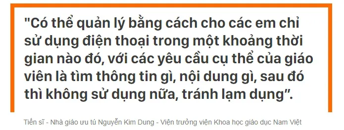 Băn khoăn lợi - hại khi giao điện thoại thông minh cho học sinh trên lớp - Ảnh 4. Băn khoăn lợi - hại khi giao điện thoại thông minh cho học sinh trên lớp - Ảnh 4.