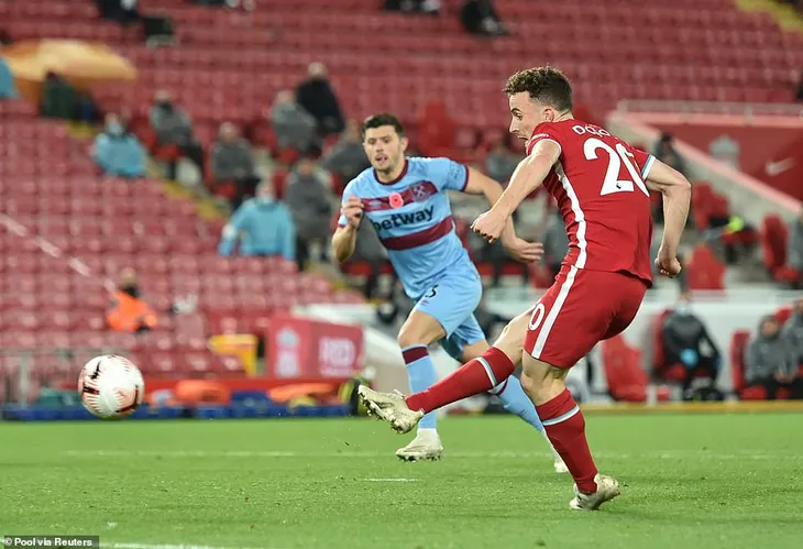 Liverpool 2-1 West Ham: Jota tỏa sáng, Liverpool giành ngôi đầu bảng! - Ảnh 3. Liverpool 2-1 West Ham: Jota tỏa sáng, Liverpool giành ngôi đầu bảng! - Ảnh 3.