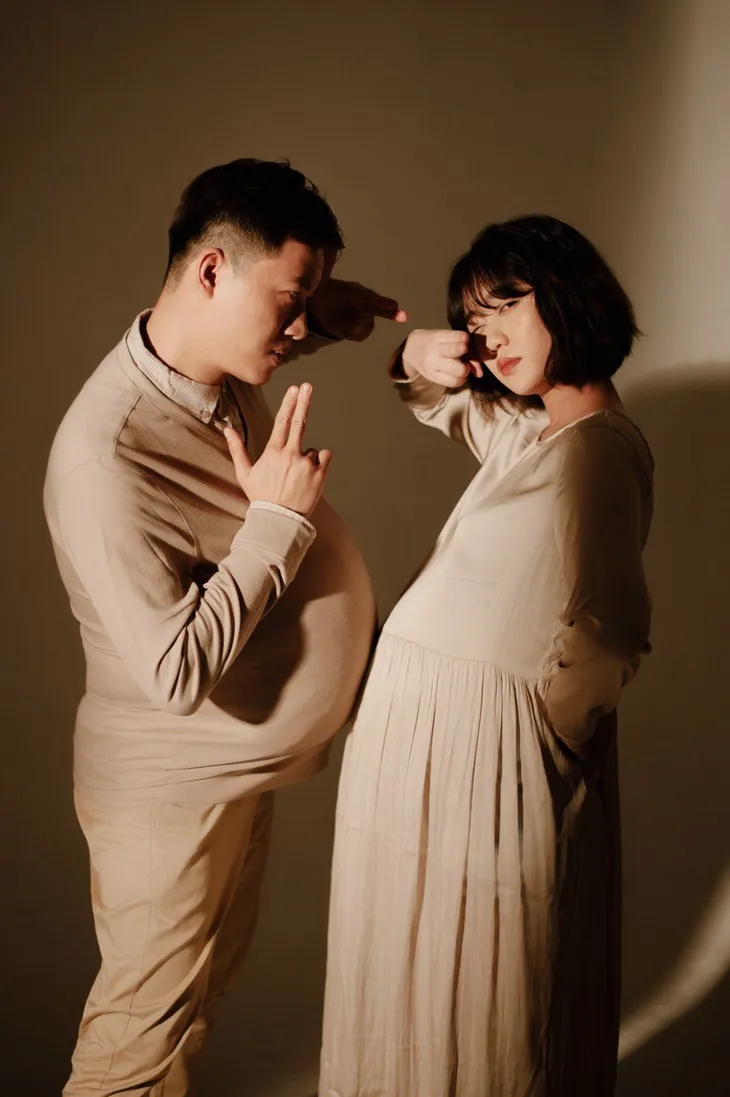 MC Trần Ngọc khoe thêm ảnh bầu dễ thương của vợ - Ảnh 9. MC Trần Ngọc khoe thêm ảnh bầu dễ thương của vợ - Ảnh 9.