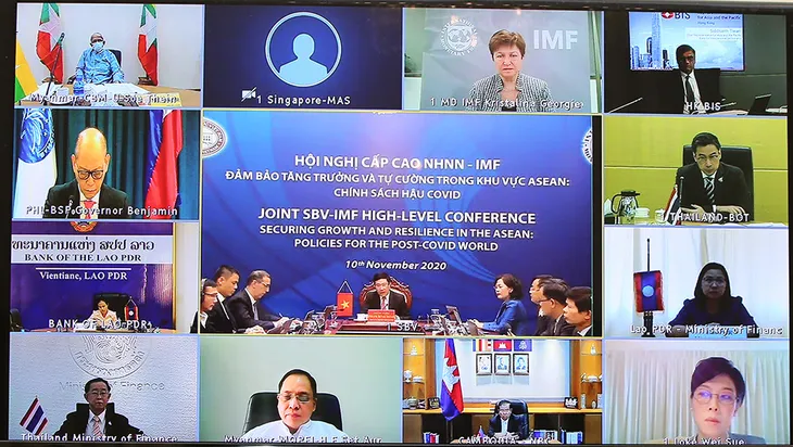 ASEAN tìm giải pháp thúc đẩy phục hồi tăng trưởng hậu COVID-19 - Ảnh 1. ASEAN tìm giải pháp thúc đẩy phục hồi tăng trưởng hậu COVID-19 - Ảnh 1.