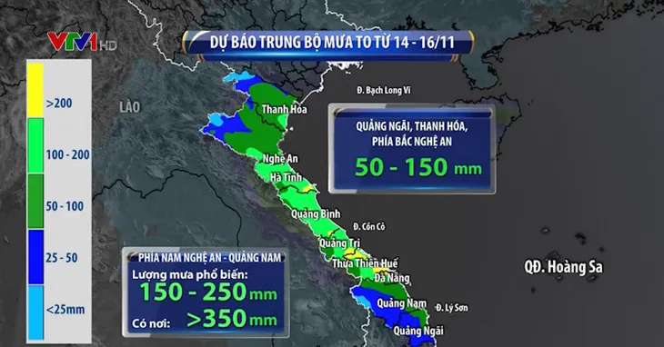 Bão số 13 mạnh tương đương bão số 9, dự báo gây mưa to đến rất to - Ảnh 1. Bão số 13 mạnh tương đương bão số 9, dự báo gây mưa to đến rất to - Ảnh 1.