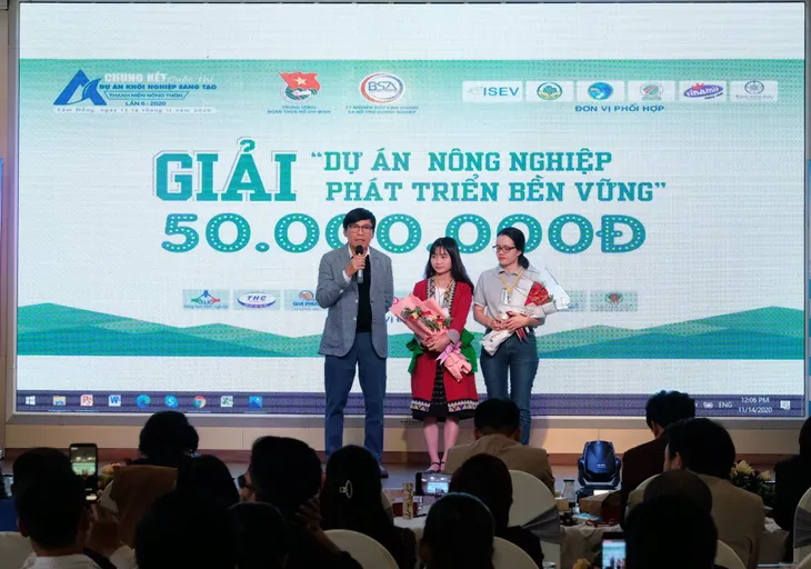 Trao giải cuộc thi Dự án Khởi nghiệp sáng tạo Thanh niên nông thôn 2020 - Ảnh 7.