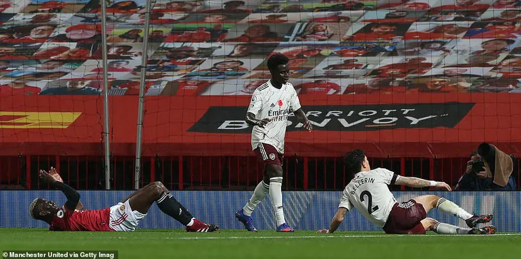 Manchester United 0-1 Arsenal: Pogba phạm sai lầm, Quỷ đỏ tiếp tục chìm sâu tại Ngoại hạng Anh - Ảnh 3. Manchester United 0-1 Arsenal: Pogba phạm sai lầm, Quỷ đỏ tiếp tục chìm sâu tại Ngoại hạng Anh - Ảnh 3.