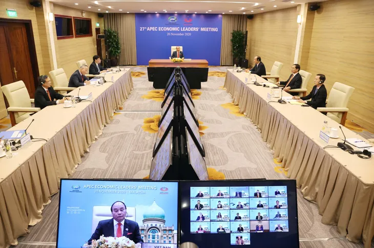 Dấu mốc mới định hướng tương lai APEC và khu vực châu Á- Thái Bình Dương - Ảnh 1. Dấu mốc mới định hướng tương lai APEC và khu vực châu Á- Thái Bình Dương - Ảnh 1.