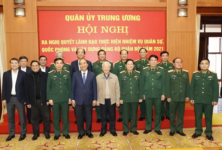 Tổng Bí thư, Chủ tịch nước Nguyễn Phú Trọng chủ trì Hội nghị của Quân ủy Trung ương - Ảnh 2. Tổng Bí thư, Chủ tịch nước Nguyễn Phú Trọng chủ trì Hội nghị của Quân ủy Trung ương - Ảnh 2.