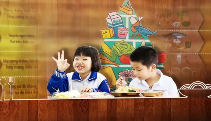 Cải thiện thể trạng trẻ em từ bữa ăn học đường - Ảnh 1. Cải thiện thể trạng trẻ em từ bữa ăn học đường - Ảnh 1.