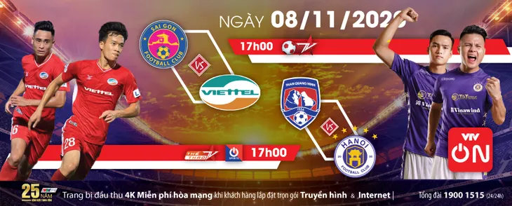 Loạt trận cuối V-League: Viettel trỗi dậy hay Hà Nội tại vị ngôi vương (17h, 8/11, Bóng đá TV) - Ảnh 1. Loạt trận cuối V-League: Viettel trỗi dậy hay Hà Nội tại vị ngôi vương (17h, 8/11, Bóng đá TV) - Ảnh 1.