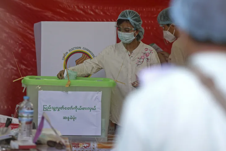 Hơn 37 triệu cử tri Myanmar bước vào cuộc tổng tuyển cử năm 2020 - Ảnh 1. Hơn 37 triệu cử tri Myanmar bước vào cuộc tổng tuyển cử năm 2020 - Ảnh 1.