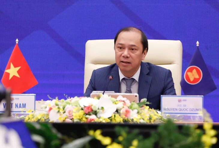 Bắt đầu tuần lễ Hội nghị Cấp cao ASEAN 37 tại Hà Nội - Ảnh 1. Bắt đầu tuần lễ Hội nghị Cấp cao ASEAN 37 tại Hà Nội - Ảnh 1.