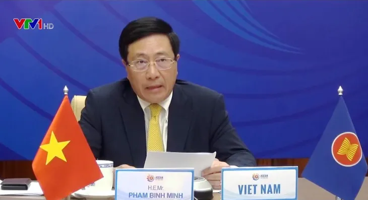 Việt Nam ủng hộ ASEAN - EU nâng cấp quan hệ lên Đối tác chiến lược - Ảnh 1. Việt Nam ủng hộ ASEAN - EU nâng cấp quan hệ lên Đối tác chiến lược - Ảnh 1.