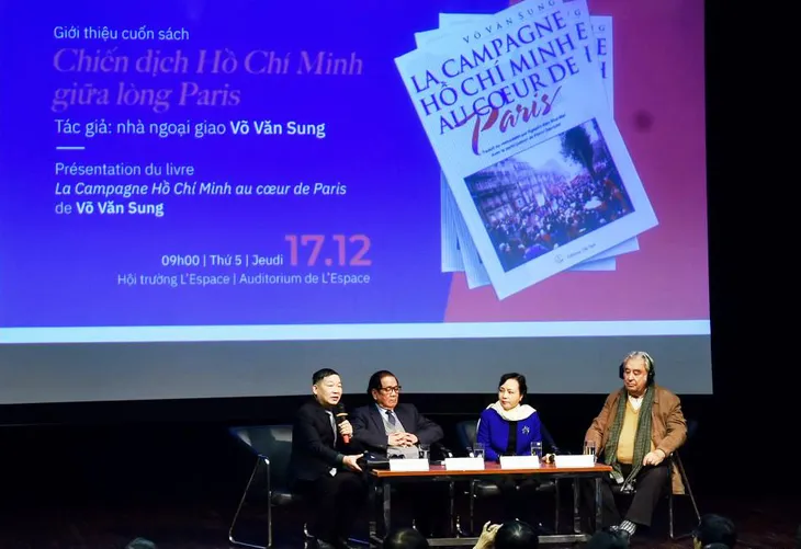 Xuất bản hồi ký Chiến dịch Hồ Chí Minh giữa lòng Paris bằng tiếng Pháp - Ảnh 1. Xuất bản hồi ký Chiến dịch Hồ Chí Minh giữa lòng Paris bằng tiếng Pháp - Ảnh 1.