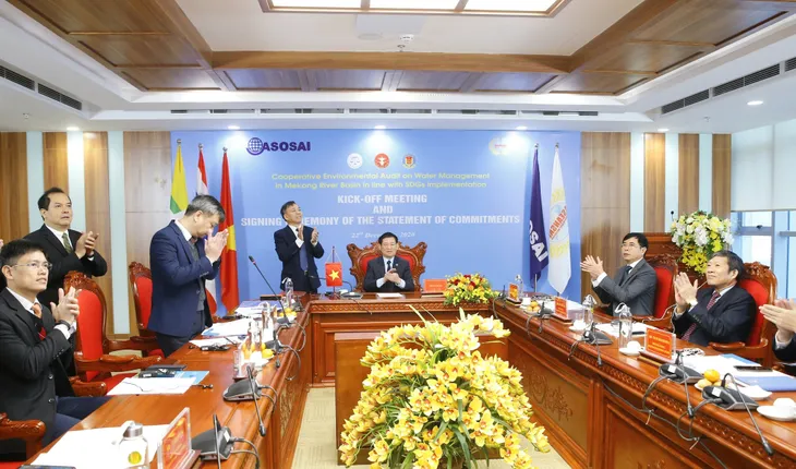 Việt Nam chủ trì kiểm toán chung quản lý nguồn nước lưu vực sông Mekong - Ảnh 1. Việt Nam chủ trì kiểm toán chung quản lý nguồn nước lưu vực sông Mekong - Ảnh 1.