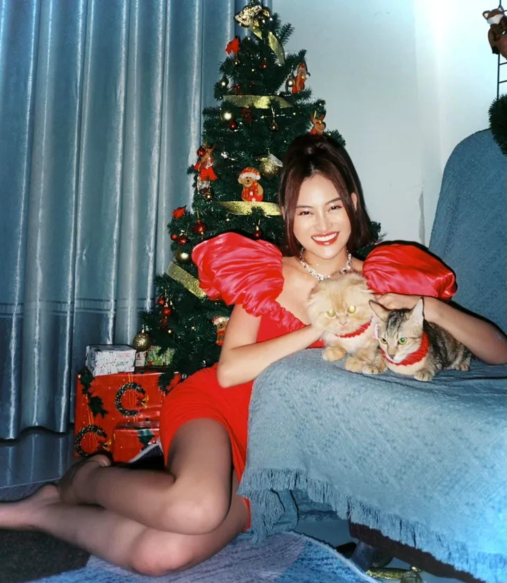 Lã Thanh Huyền mời bạn đến biệt thự, gia đình Hồng Đăng chụp với cây thông khổng lồ dịp Giáng sinh - Ảnh 16. Lã Thanh Huyền mời bạn đến biệt thự, gia đình Hồng Đăng chụp với cây thông khổng lồ dịp Giáng sinh - Ảnh 16.
