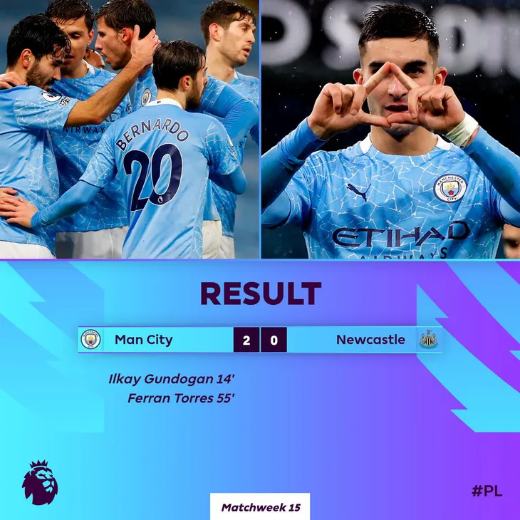 Man City 2-0 Newcastle: Áp sát Top 4! - Ảnh 3. Man City 2-0 Newcastle: Áp sát Top 4! - Ảnh 3.
