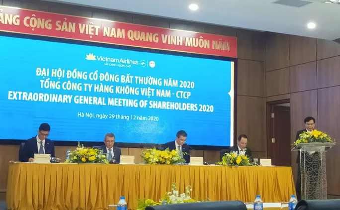 Vietnam Airlines thông qua việc phát hành cổ phiếu tăng vốn điều lệ - Ảnh 1. Vietnam Airlines thông qua việc phát hành cổ phiếu tăng vốn điều lệ - Ảnh 1.