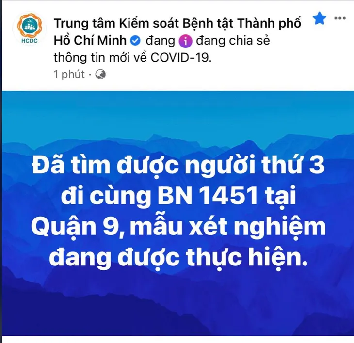 Đã tìm được người còn lại đi cùng xe với BN1451 đến TP Hồ Chí Minh - Ảnh 1. Đã tìm được người còn lại đi cùng xe với BN1451 đến TP Hồ Chí Minh - Ảnh 1.