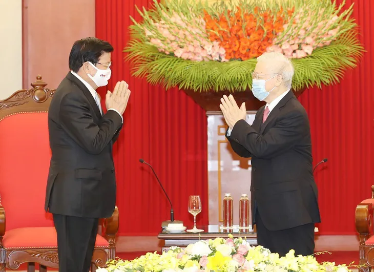 Tổng Bí thư, Chủ tịch nước: Phát triển quan hệ Việt Nam - Lào đi vào chiều sâu - Ảnh 1. Tổng Bí thư, Chủ tịch nước: Phát triển quan hệ Việt Nam - Lào đi vào chiều sâu - Ảnh 1.