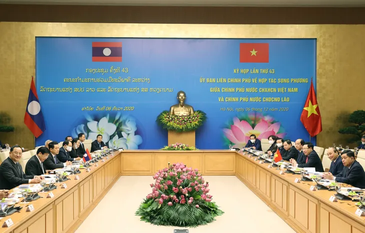 Kỳ họp Ủy ban liên Chính phủ Việt Nam - Lào đạt kết quả chưa từng có - Ảnh 1. Kỳ họp Ủy ban liên Chính phủ Việt Nam - Lào đạt kết quả chưa từng có - Ảnh 1.