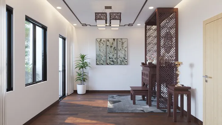 Nhà ống 3 tầng có giếng trời giúp lấy gió và sáng - Ảnh 8. Nhà ống 3 tầng có giếng trời giúp lấy gió và sáng - Ảnh 8.