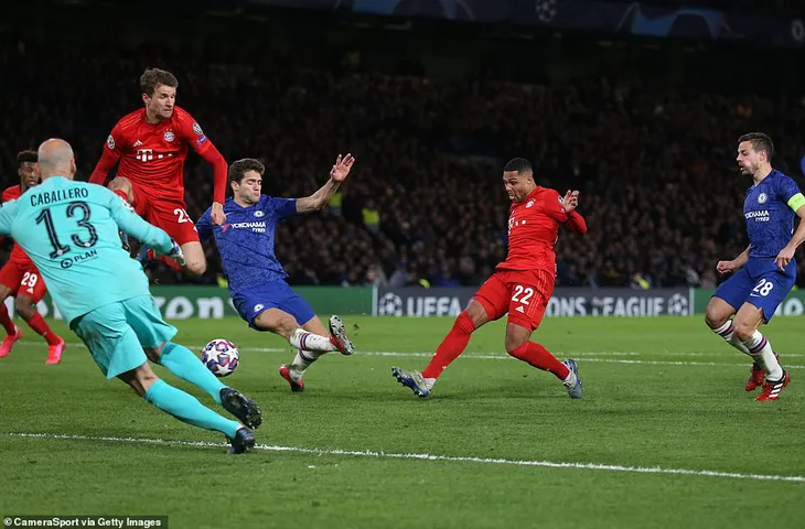 Chelsea 0-3 Bayern Munich: The Blues thua đậm ngay trên sân nhà (Lượt đi vòng 1/8 Champions League 2019-2020) - Ảnh 1. Chelsea 0-3 Bayern Munich: The Blues thua đậm ngay trên sân nhà (Lượt đi vòng 1/8 Champions League 2019-2020) - Ảnh 1.