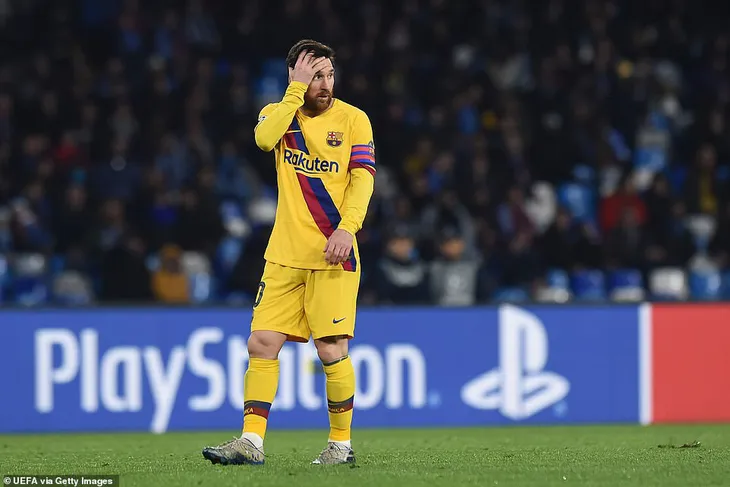 Napoli 1-1 Barcelona: Trận hòa chật vật của Barcelona (Lượt đi vòng 1/8 Champions League 2019-2020) - Ảnh 1. Napoli 1-1 Barcelona: Trận hòa chật vật của Barcelona (Lượt đi vòng 1/8 Champions League 2019-2020) - Ảnh 1.