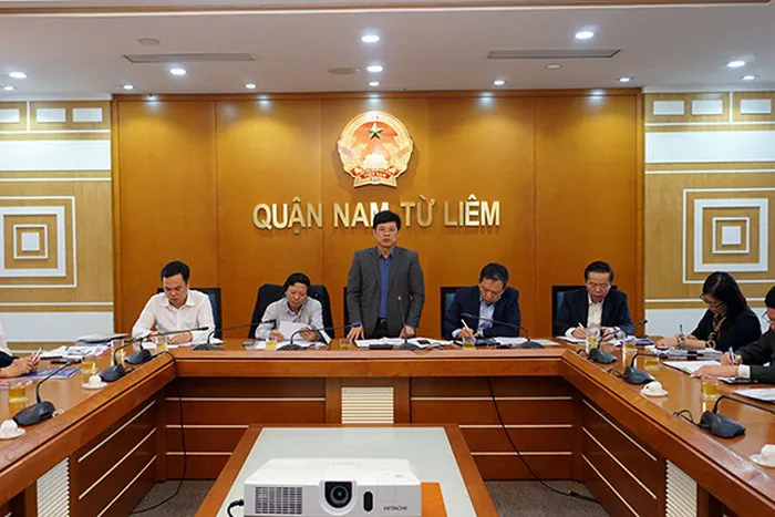 Hà Nội: Kiểm tra công tác phòng chống COVID-19 ở quận Nam Từ Liêm - Ảnh 1. Hà Nội: Kiểm tra công tác phòng chống COVID-19 ở quận Nam Từ Liêm - Ảnh 1.