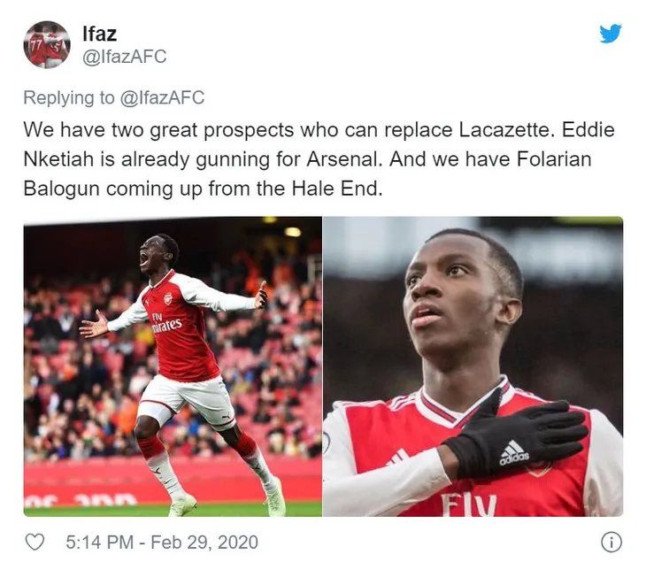 Fan Arsenal: Bán Lacazette đi, cầu thủ ấy hay hơn - Ảnh 3. Fan Arsenal: Bán Lacazette đi, cầu thủ ấy hay hơn - Ảnh 3.
