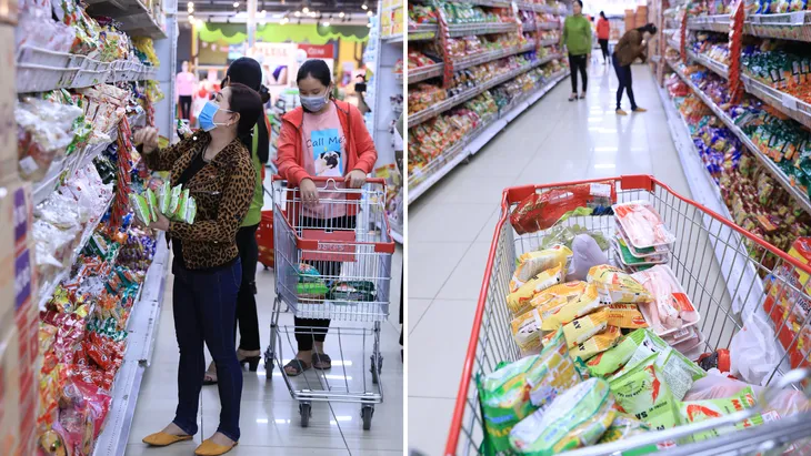 Lo ngại dịch Corona, người dân TP.HCM tăng mua thực phẩm - Ảnh 4. Lo ngại dịch Corona, người dân TP.HCM tăng mua thực phẩm - Ảnh 4.