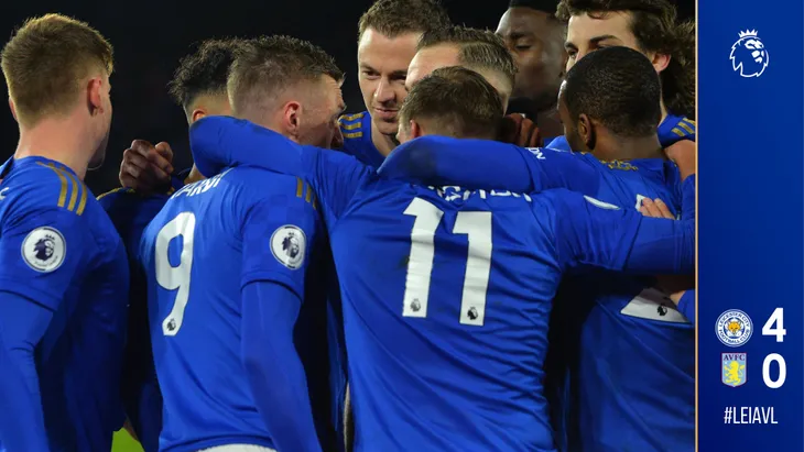 Leicester City 4-0 Aston Villa: Thắng đậm, Leicester củng cố ngôi vị thứ 3 Ngoại hạng Anh - Ảnh 5. Leicester City 4-0 Aston Villa: Thắng đậm, Leicester củng cố ngôi vị thứ 3 Ngoại hạng Anh - Ảnh 5.