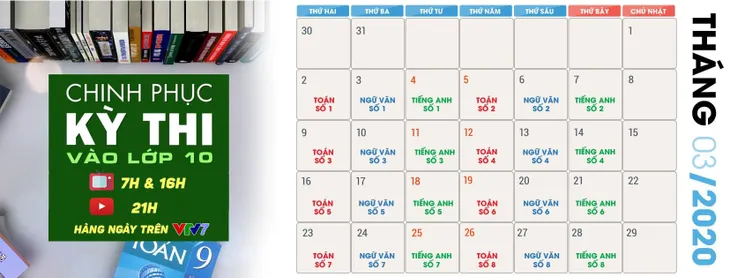 Loạt chương trình Chinh phục kỳ thi 2020 trở lại trên kênh VTV7 - Ảnh 4. Loạt chương trình Chinh phục kỳ thi 2020 trở lại trên kênh VTV7 - Ảnh 4.