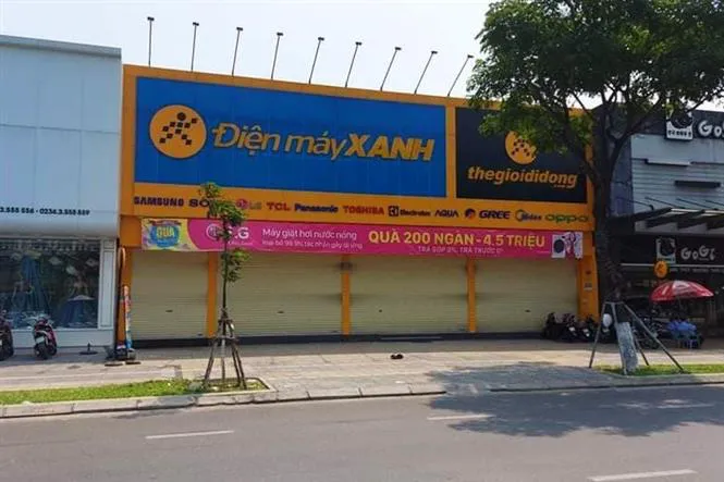 Tạm đóng cửa siêu thị Điện máy Xanh ở Đà Nẵng có nhân viên nhiễm COVID-19 - Ảnh 1. Tạm đóng cửa siêu thị Điện máy Xanh ở Đà Nẵng có nhân viên nhiễm COVID-19 - Ảnh 1.