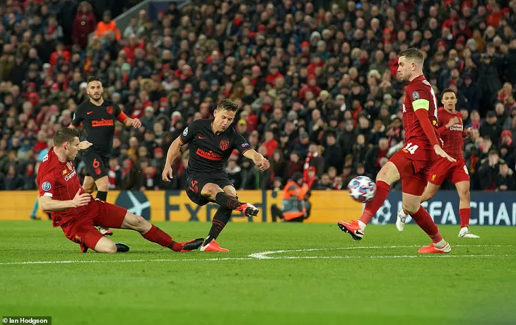 Kết quả vòng 1/8 UEFA Champions League: Liverpool 2-3 Atletico Madrid, PSG 2-0 Borussia Dortmund - Ảnh 2. Kết quả vòng 1/8 UEFA Champions League: Liverpool 2-3 Atletico Madrid, PSG 2-0 Borussia Dortmund - Ảnh 2.