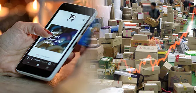 Mua sắm online lên ngôi vì dịch COVID-19 - Ảnh 1. Mua sắm online lên ngôi vì dịch COVID-19 - Ảnh 1.