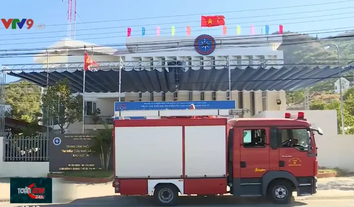 Diễn tập PCCC tại Trung tâm Phối hợp tìm kiếm, cứu nạn hàng hải khu vực IV - Ảnh 1. Diễn tập PCCC tại Trung tâm Phối hợp tìm kiếm, cứu nạn hàng hải khu vực IV - Ảnh 1.