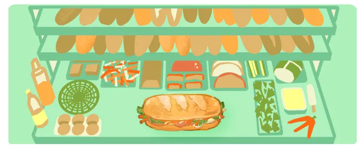 Google nói gì về việc chọn bánh mì Việt Nam làm doodle mới? - Ảnh 7. Google nói gì về việc chọn bánh mì Việt Nam làm doodle mới? - Ảnh 7.